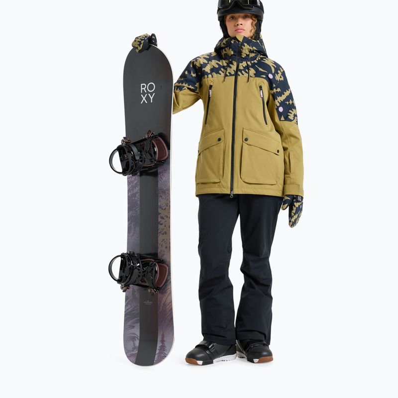 Damen-Snowboardjacke ROXY Stated fennel seed/big flower 2