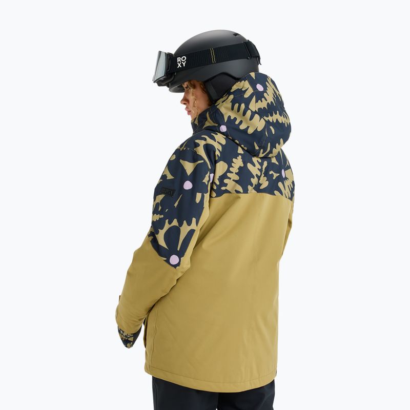 Damen-Snowboardjacke ROXY Stated fennel seed/big flower 3