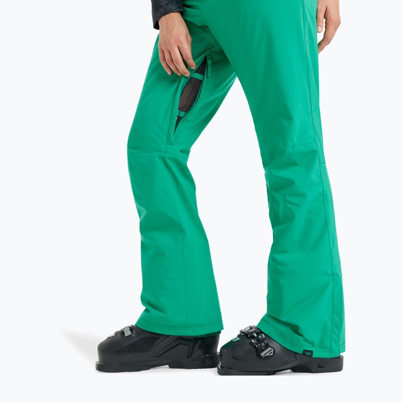 Damen Snowboardhose ROXY Backyard vivid green 6