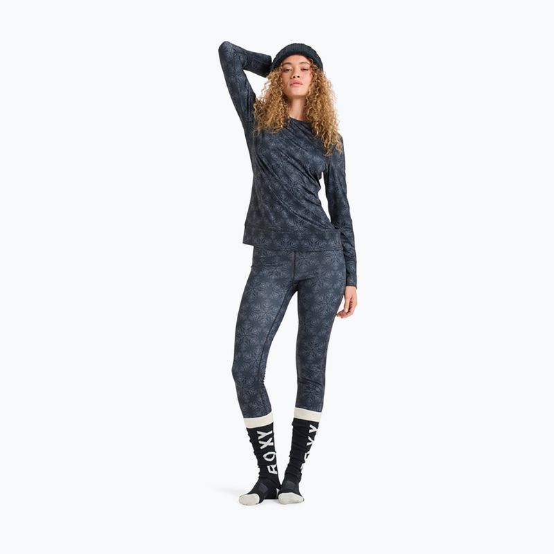 Damen Thermo-Leggings ROXY Daybreak Brushed true black/snowflakes 2