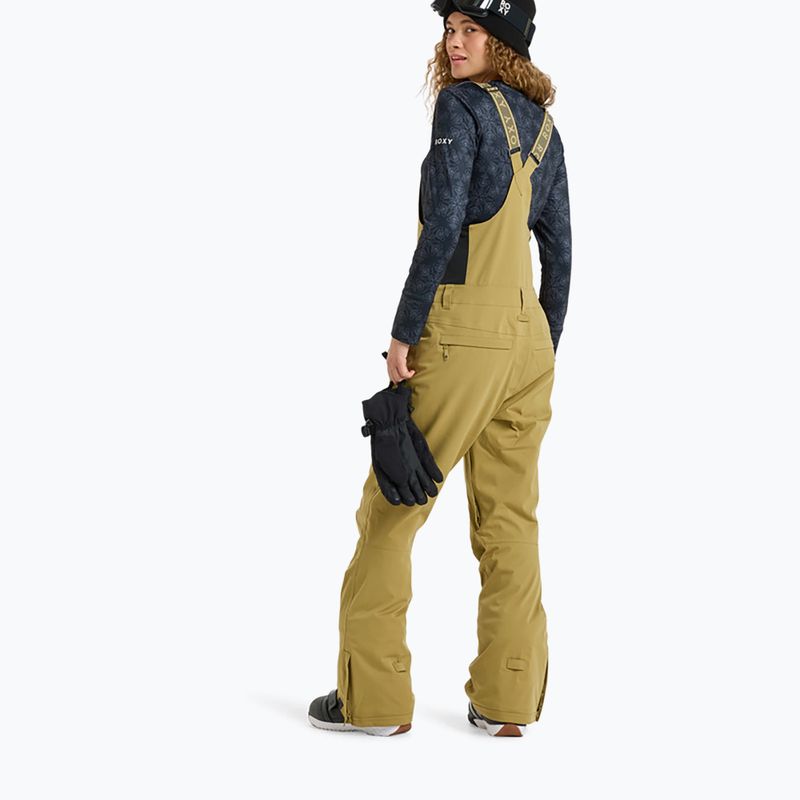 Damen Snowboard-Latzhose ROXY Rideout Bib fennel seed 2