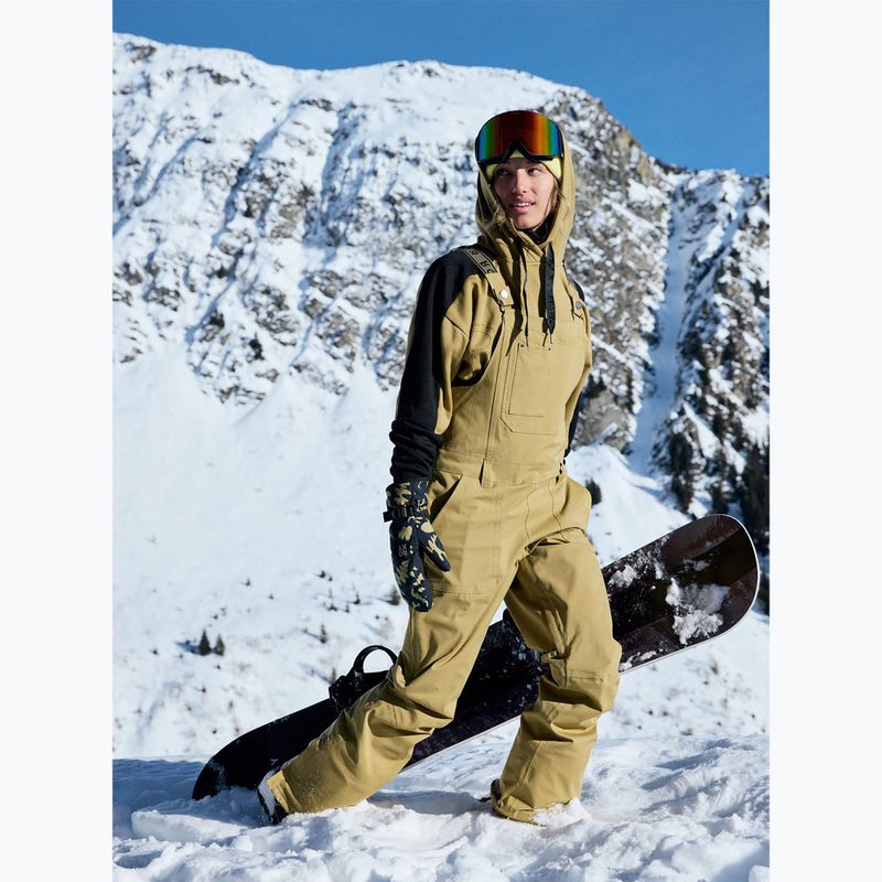 Damen Snowboard-Latzhose ROXY Rideout Bib fennel seed 10