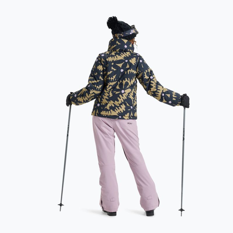 Damen Snowboardjacke ROXY Snow Winter Rebel fennel seed/big flower 3