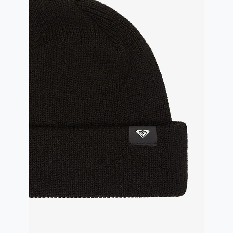 Damen-Wintermütze ROXY Folker Beanie true black 3