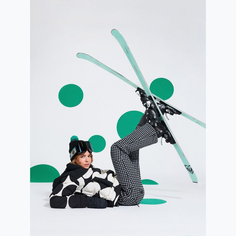 Damen-Snowboardhose ROXY Rising High whisper white/small dots 9