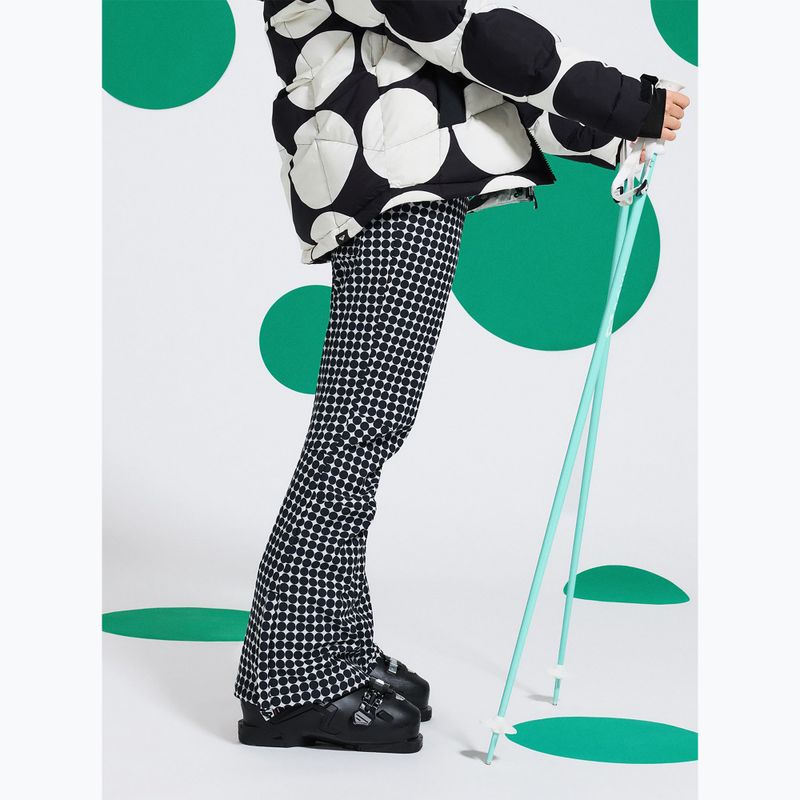 Damen-Snowboardhose ROXY Rising High whisper white/small dots 10