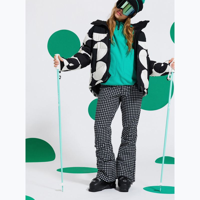 Damen-Snowboardhose ROXY Rising High whisper white/small dots 11