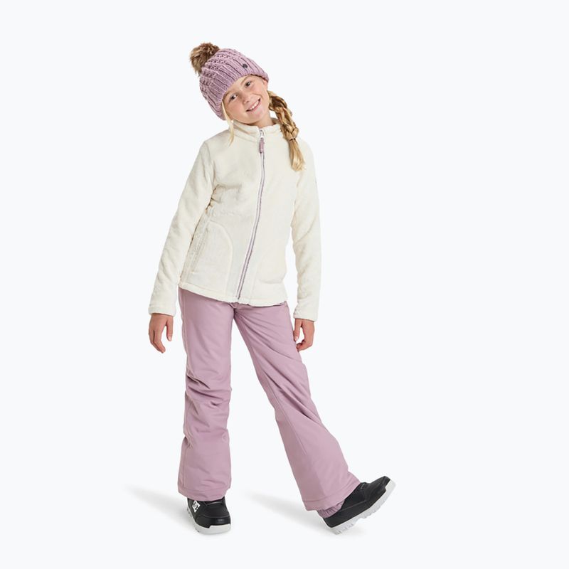Kinder-Sweatshirt ROXY Igloo whisper white große/Blumenprägung 2