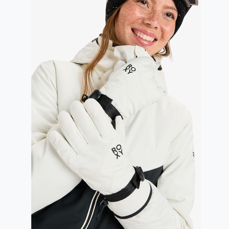 Damen Snowboardhandschuhe Roxy Jetty Solid whisper white 5