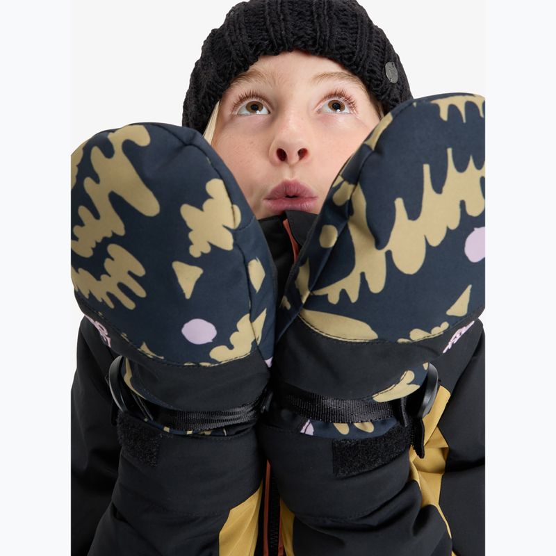 Kinder-Snowboardhandschuhe Roxy Jetty Mitt fennel seed/big flower rg 5