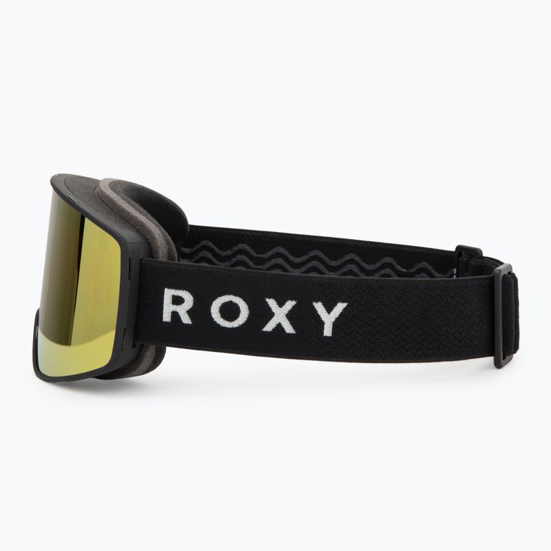 Damen-Snowboardbrille ROXY Storm W black/clux ml pink gold 4