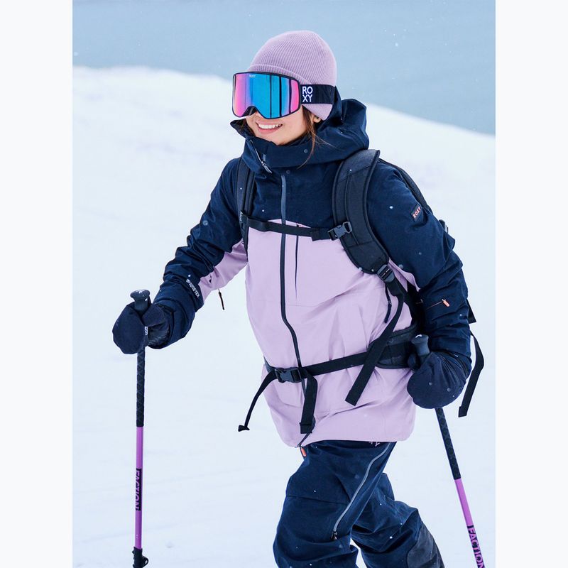 Damen-Snowboardbrille ROXY Storm W black/clux ml pink gold 4