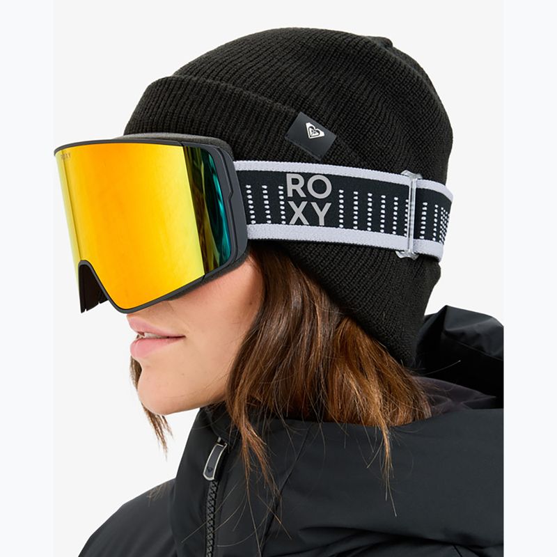 Damen Snowboardbrille ROXY Storm MG black/clux ml infrared 5