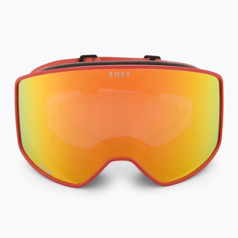 Damen-Snowboardbrille ROXY Storm W coral chic/clux ml orange 2