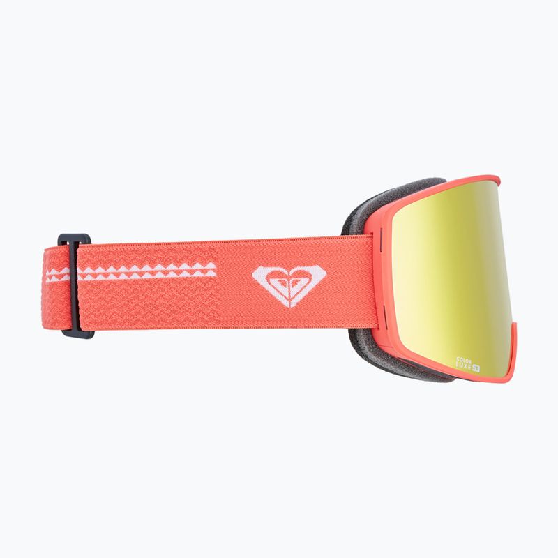 Damen-Snowboardbrille ROXY Storm W coral chic/clux ml orange 3