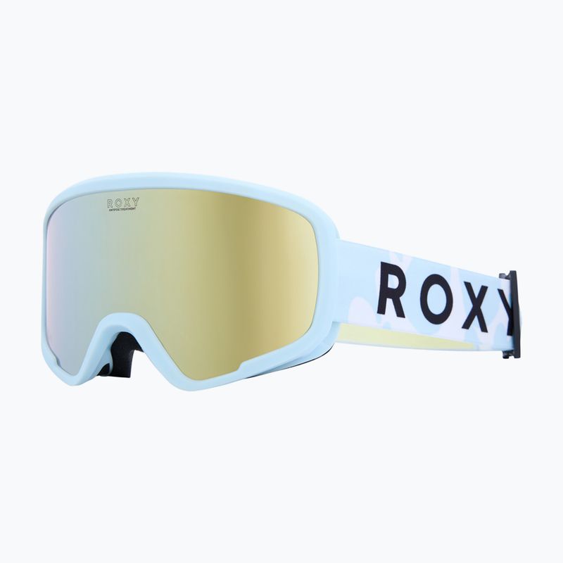 Kinder-Skibrille ROXY Missy big flowers/clux ml light blue 5