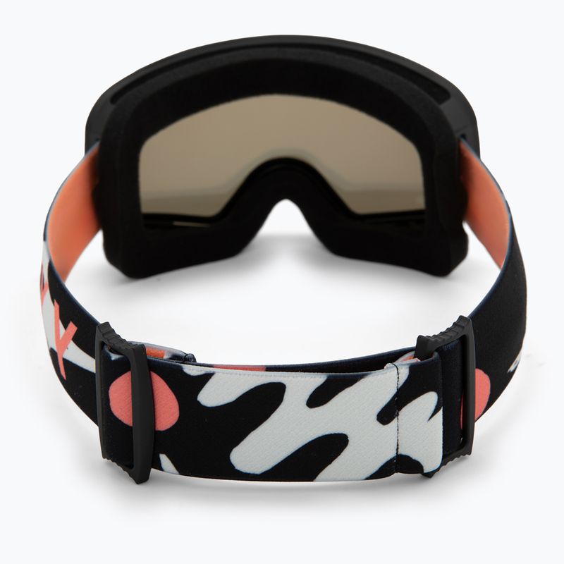 Kinder-Snowboardbrille ROXY Missy big flowers/clux ml orange 3