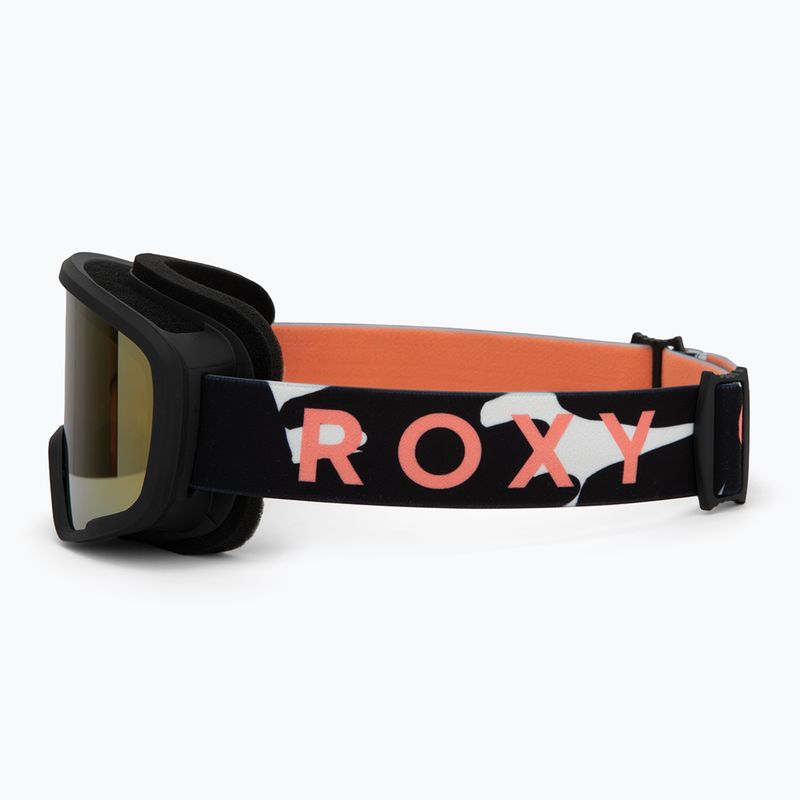 Kinder-Snowboardbrille ROXY Missy big flowers/clux ml orange 4