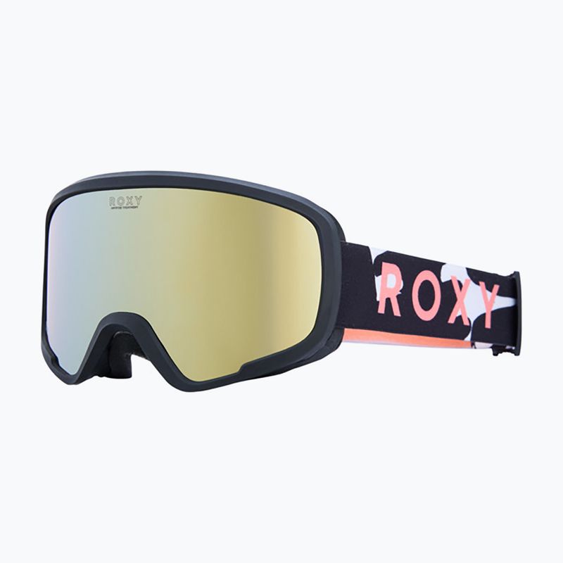 Kinder-Snowboardbrille ROXY Missy big flowers/clux ml orange 5