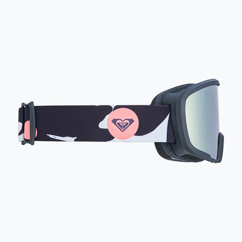 Kinder-Snowboardbrille ROXY Missy big flowers/clux ml orange 7