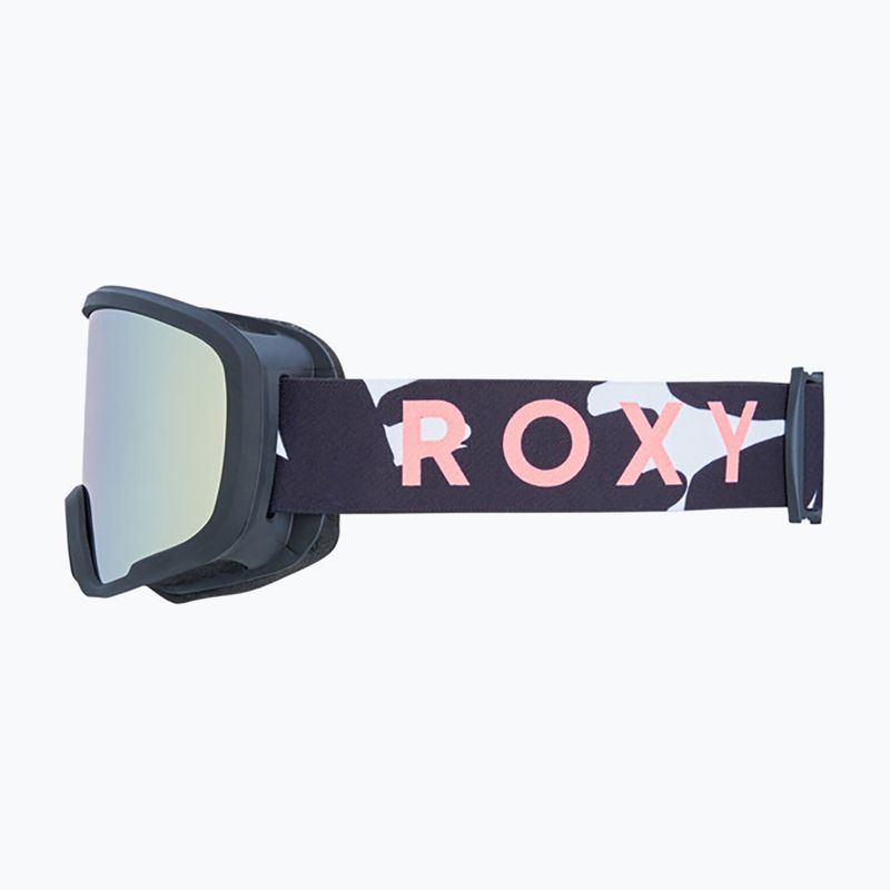 Kinder-Snowboardbrille ROXY Missy big flowers/clux ml orange 8