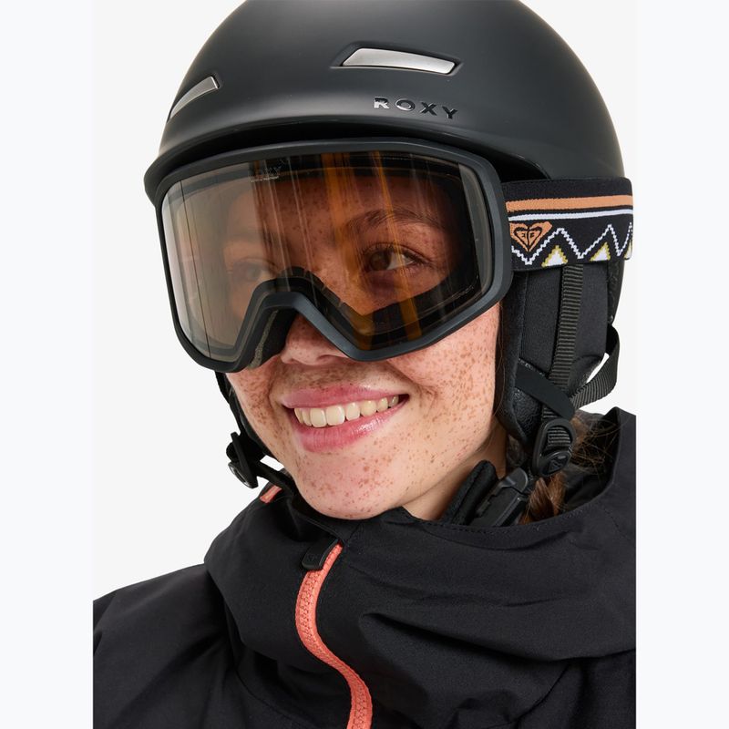 Damen-Snowboardbrille ROXY Izzy black/clux ml silver 5