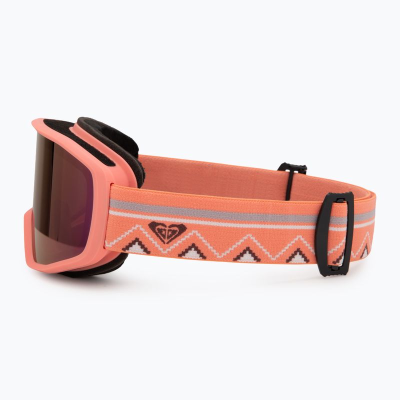 Damen-Snowboardbrille ROXY Izzy coral chic/clux ml l purple 4