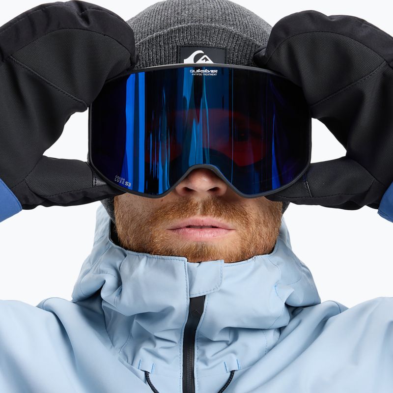 Snowboardbrille Quiksilver Storm black/black clux ml blue 5