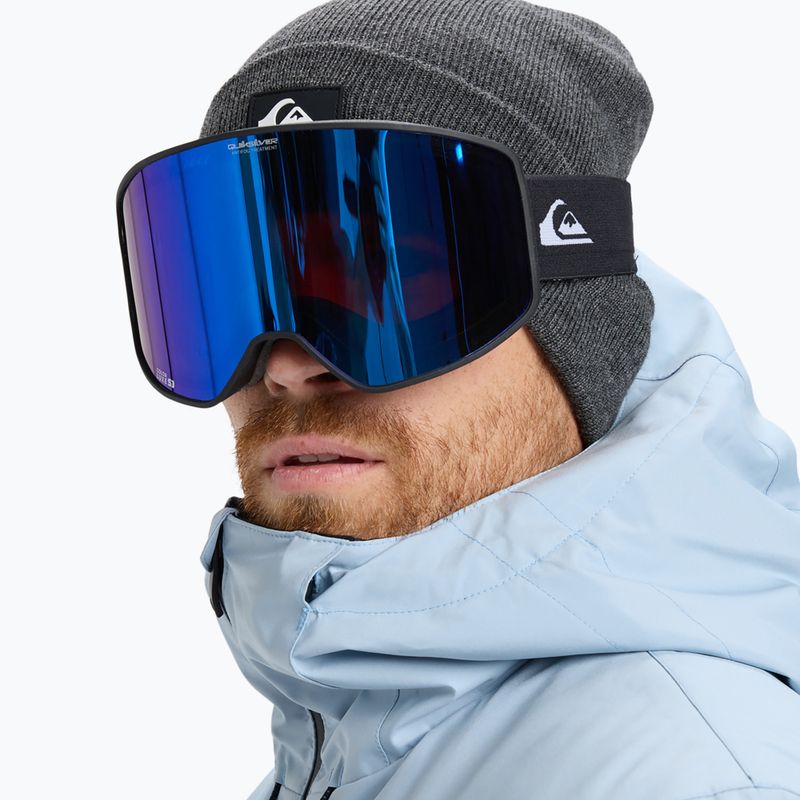Snowboardbrille Quiksilver Storm black/black clux ml blue 6