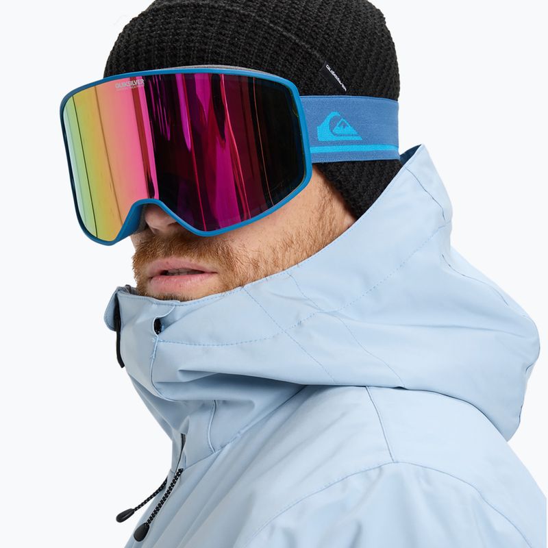 Snowboardbrille Quiksilver Storm true navy/clux ml light purple 6