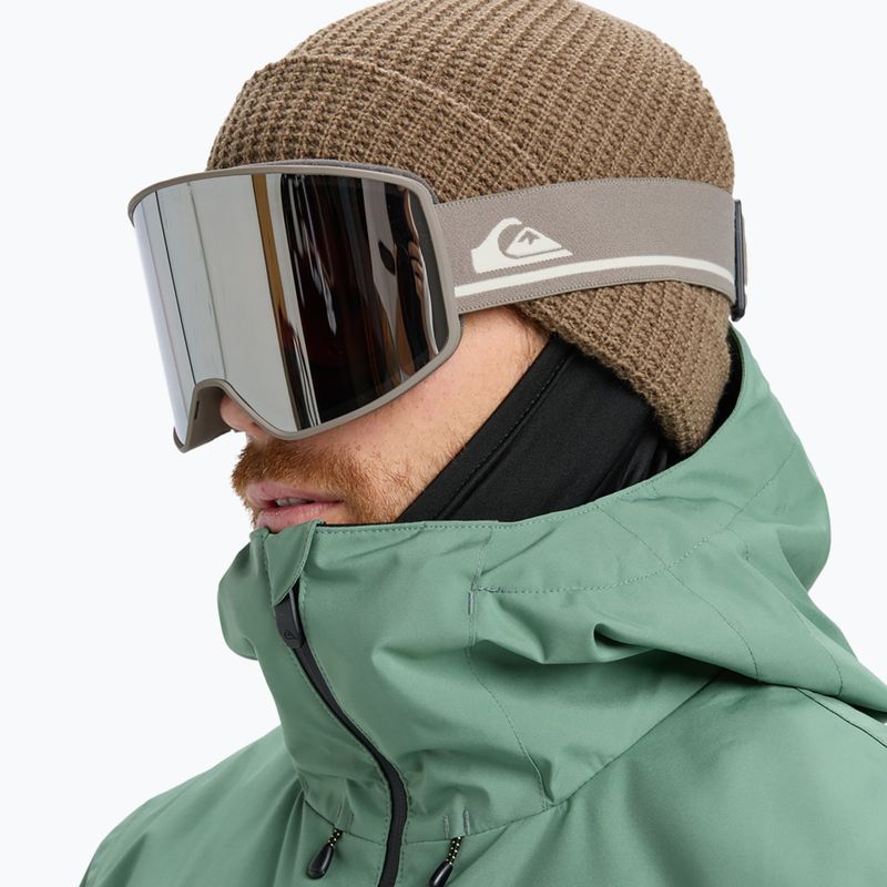 Snowboardbrille Quiksilver Storm fallen rock/clux ml silver 7