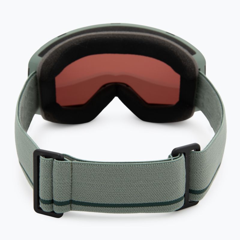 Skibrille Quiksilver Storm dark ivy/clux ml gold 3