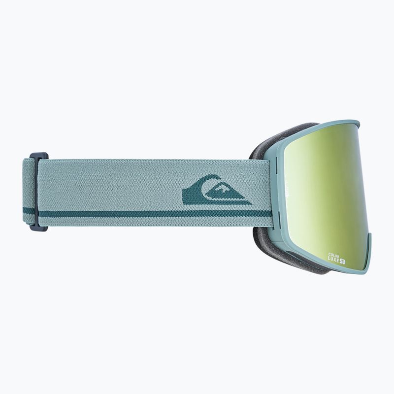 Skibrille Quiksilver Storm dark ivy/clux ml gold 3