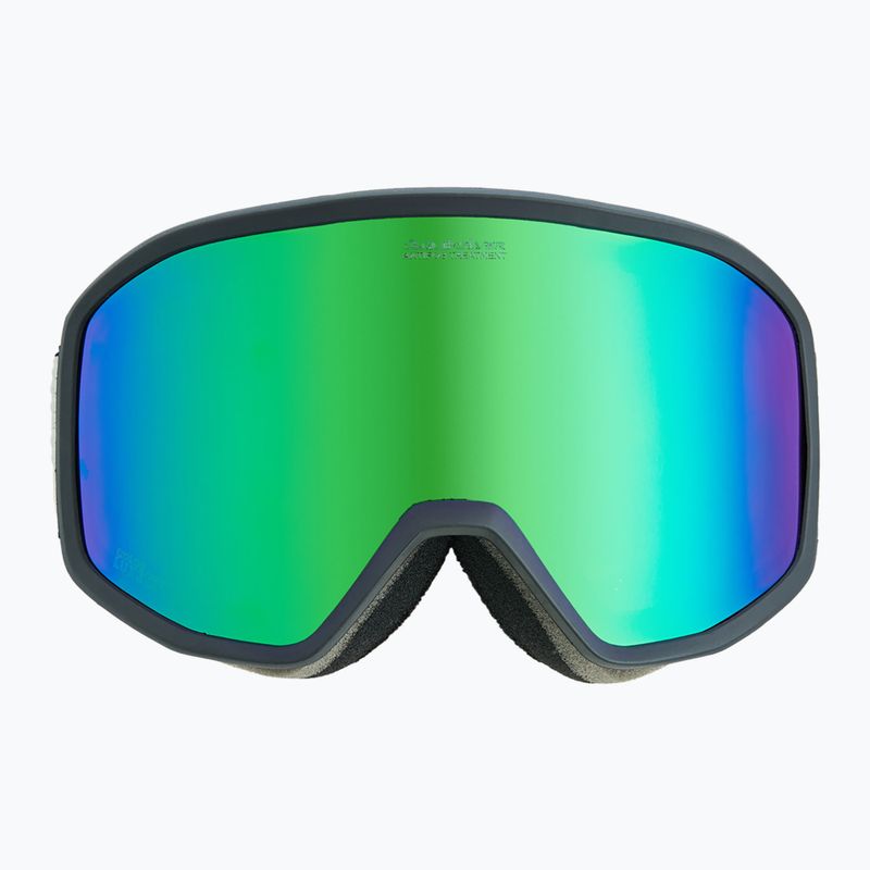 Herren Snowboardbrille Quiksilver Harper black/clux ml green 2