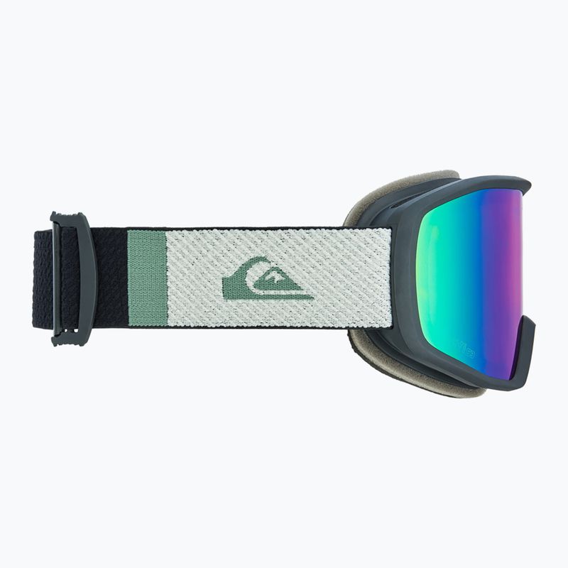 Herren Snowboardbrille Quiksilver Harper black/clux ml green 3