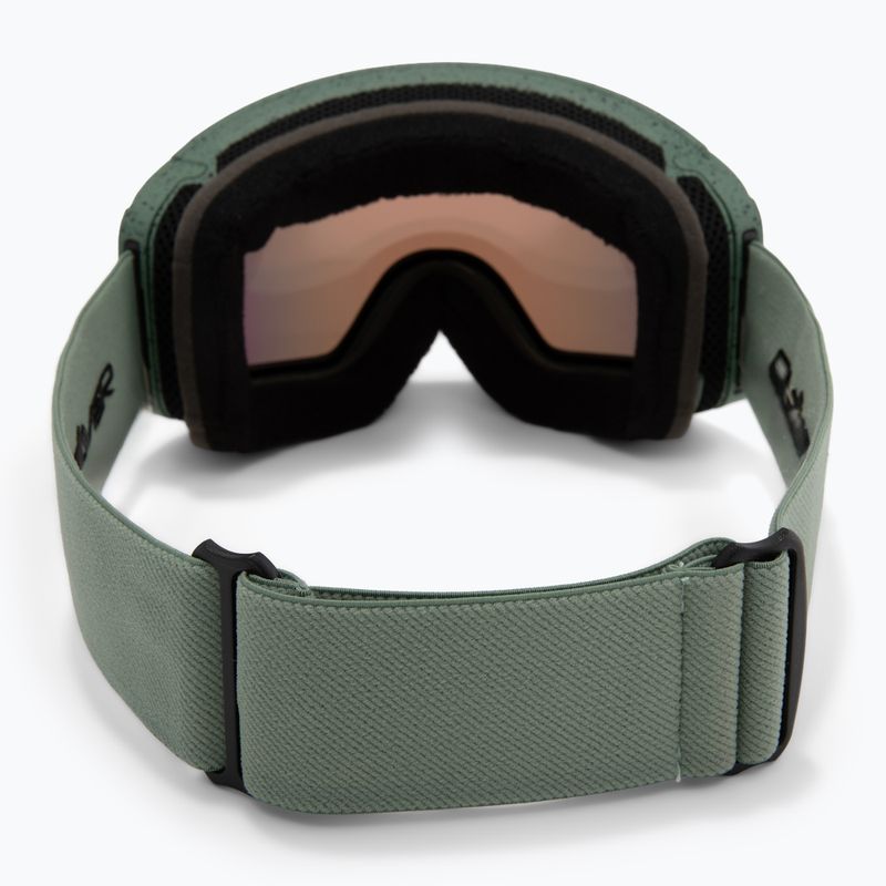 Herren-Snowboardbrille Quiksilver Storm MG Dark Ivy/Clux ML Red 6