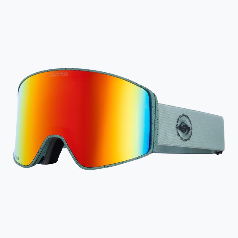 Herren-Snowboardbrille Quiksilver Storm MG Dark Ivy/Clux ML Red