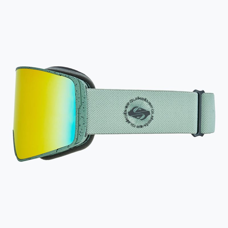Herren-Snowboardbrille Quiksilver Storm MG Dark Ivy/Clux ML Red 4