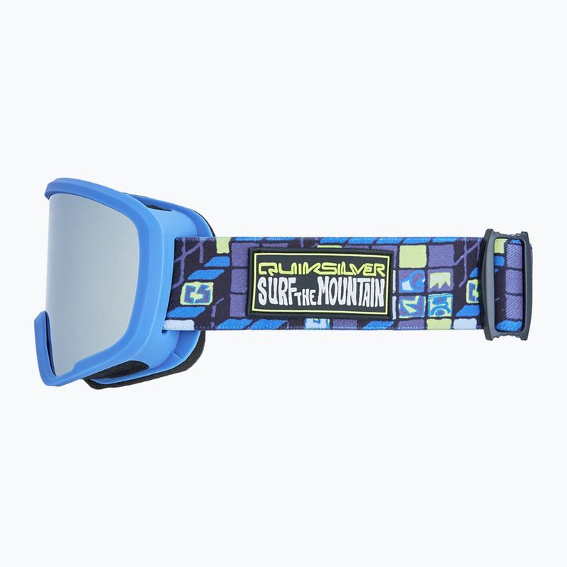 Kinder Snowboardbrille Quiksilver Shredder 3D check/clux ml silver 4