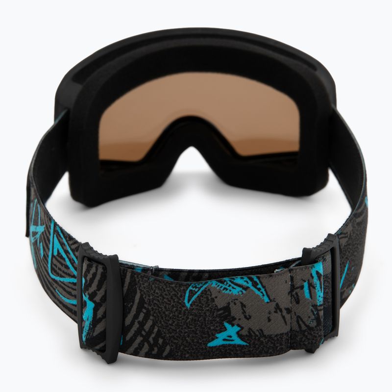 Kinder-Snowboardbrille Quiksilver Shredder rave mix/clux ml blue 3