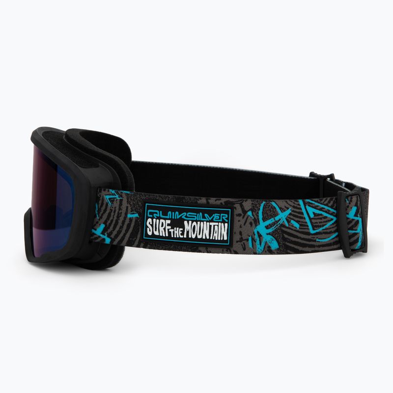 Kinder-Snowboardbrille Quiksilver Shredder rave mix/clux ml blue 4