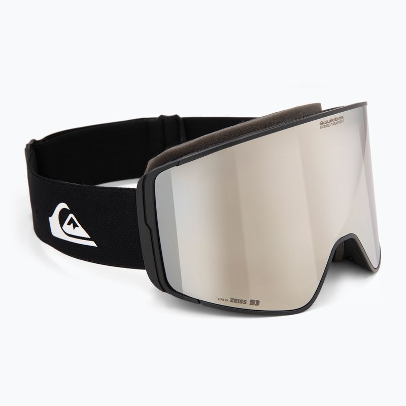 Herren Snowboardbrille Quiksilver Storm MG black/ black clux ml silver 2
