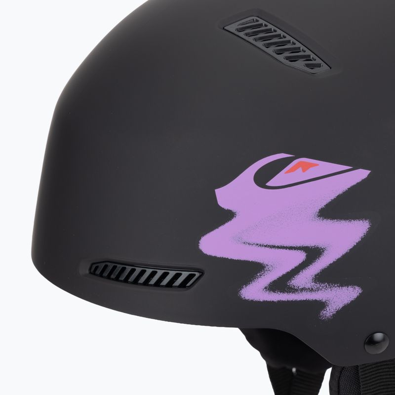 Skihelm Quiksilver Lawson Mips black melt away 7