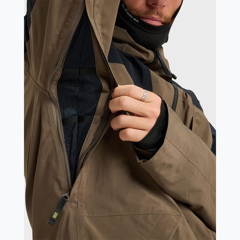 Kinder-Snowboardjacke Quiksilver Forever Stretch GTX canteen 6