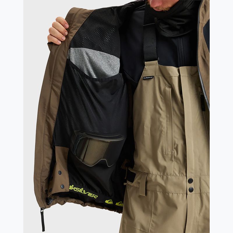 Kinder-Snowboardjacke Quiksilver Forever Stretch GTX canteen 12