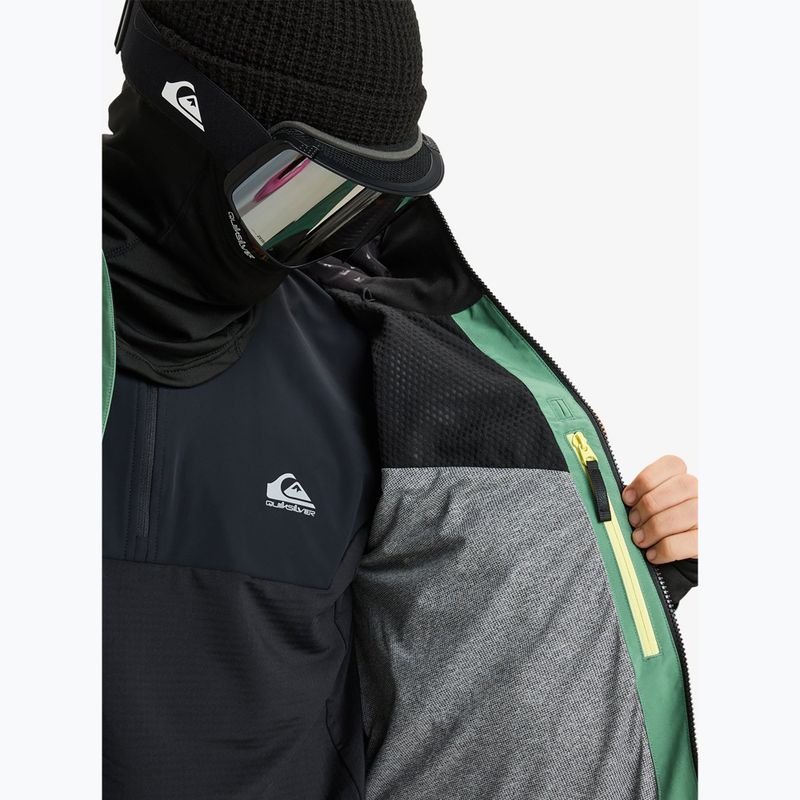 Kinder Snowboardjacke Quiksilver Forever Stretch GTX dark ivy 12