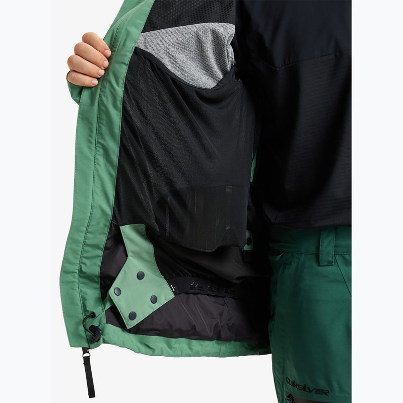 Kinder Snowboardjacke Quiksilver Forever Stretch GTX dark ivy 14