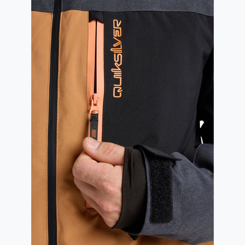 Herren Snowboardjacke Quiksilver Dawson true black 7