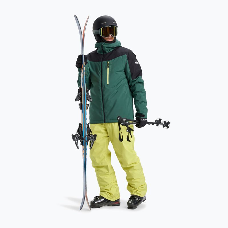 Herren Snowboardjacke Quiksilver Titano trekking green 2