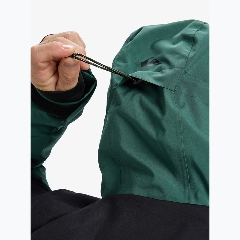 Herren Snowboardjacke Quiksilver Titano trekking green 6